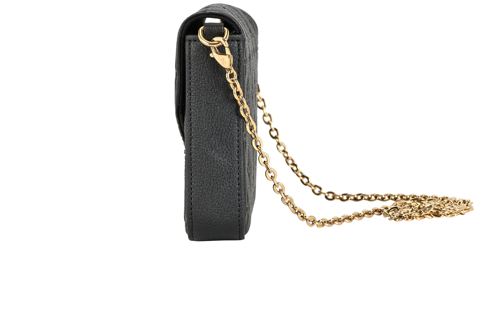 Félicie Pochette, &pound;950, Handbags, Black, Leather, Bottom view